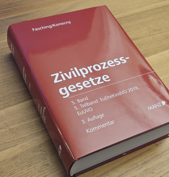 Hot off the press! Last volume of Fasching/Konecny civil procedural law 