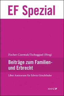 Die Privatscheidung in der neuen Brüssel IIb-VO - eine erste Annäherung, in <em>Fischer-Czermak/Tschuguell</em> (Hrsg), Beiträge zum Familien- und Erbrecht - Liber Amicorum für <em>Edwin Gitschthaler</em>, Manz (2020), 171-180.